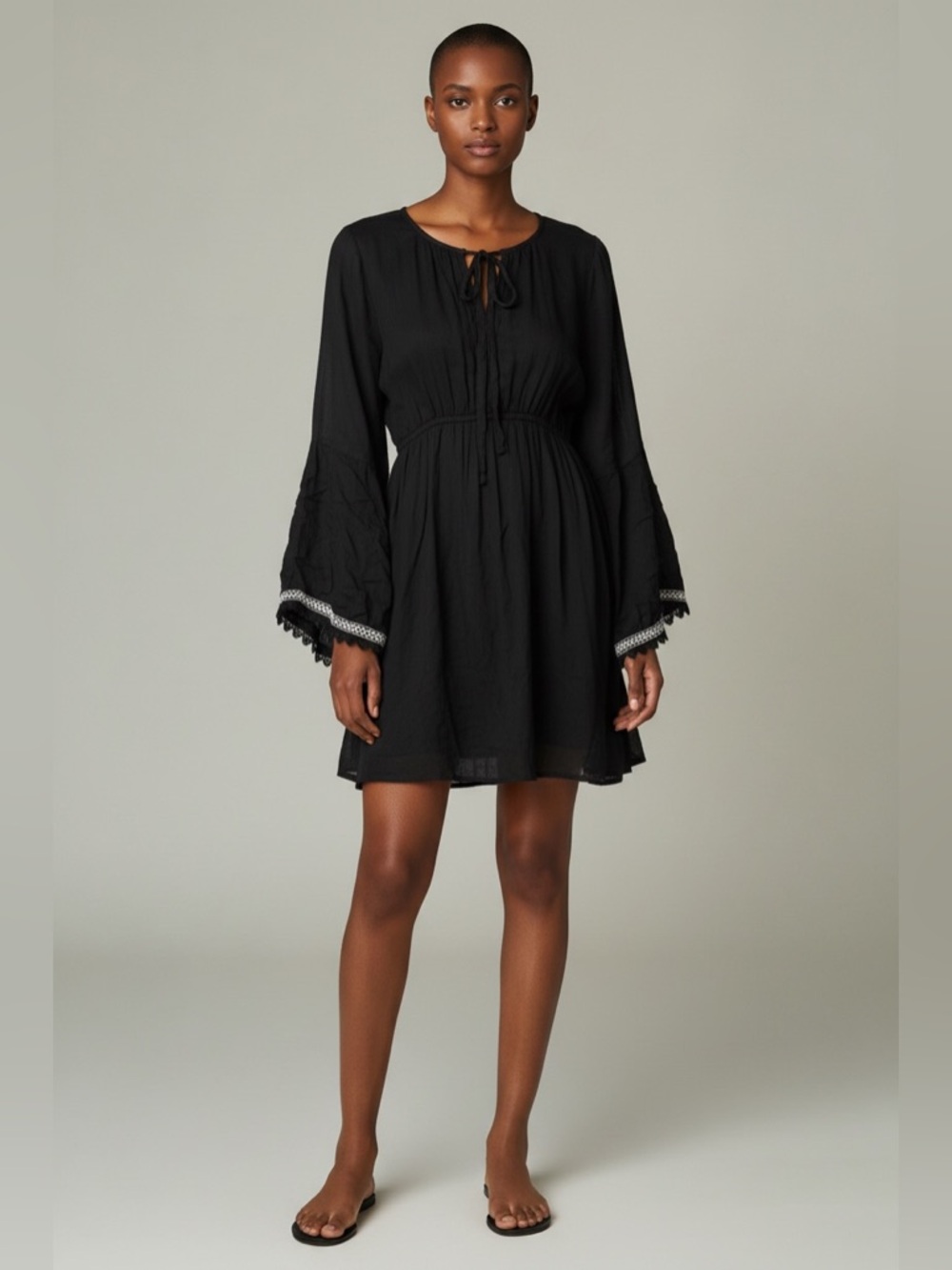 Emily Stacy empire waist gauzy dress